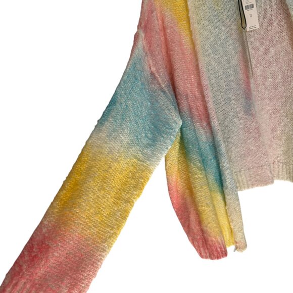 Anthropologie PINCH Rainbow Ombre Open Cardigan Sweater Size M NWT - Picture 3 of 3